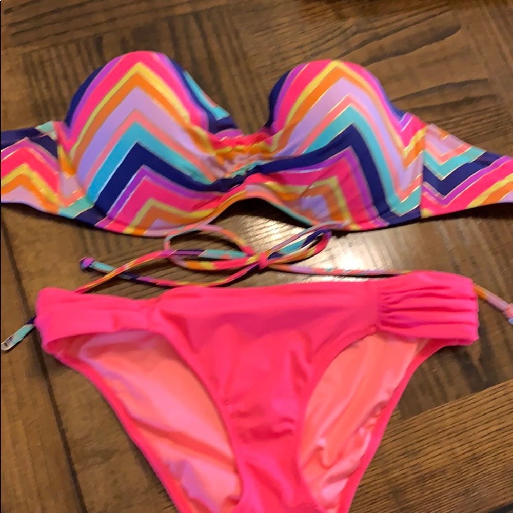 Victoria secret swim suit top 36 C bottom small